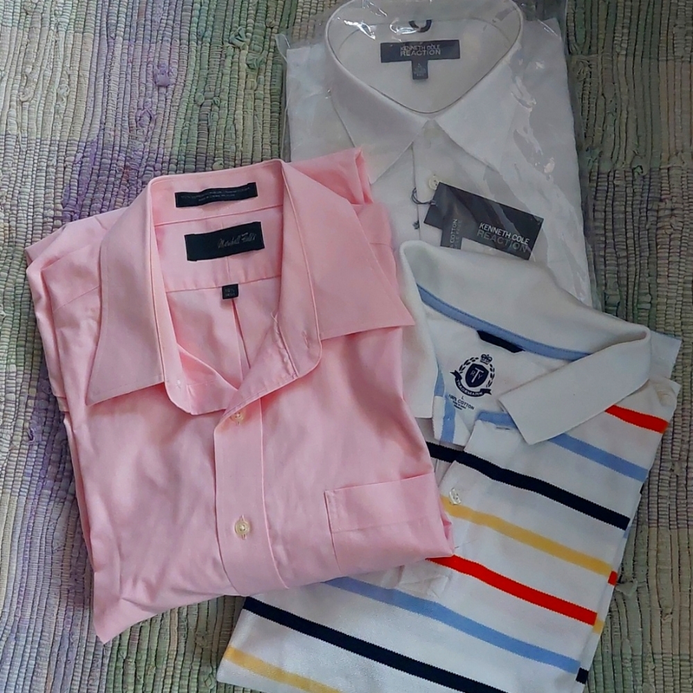Three men's shirts